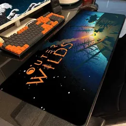 Mouse Pads Bilek Rests PC Gaming Mouse Pad Gamer Dış Wilds Mausepad Slip Mat Desk Masası Bilgisayar Tabloları Ofis Aksesuarları Mousepad Klavye Paspasları J240510