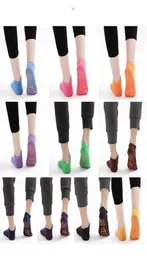 Kid Adult Anti Friction Bounce Yoga Socken Vergnügungsplatz Non -Slip -Trampolin -Socken Nicht -Schlupf -Kleber Sportsocken 2 5mm1029988