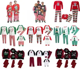 Newchristmas Family Pajamas Sets Dad mama Dziecko Baby Dopasowanie Bożego Narodzenia Święta Święta nocna noc piżama zużycie EWA18393097008