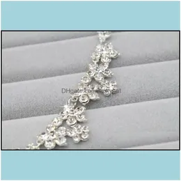 Set di gioielli da sposa set di gioielli da sposa Oregano di strass da sposa e collana di strass da sposa Accessori per abiti semplici in bk dhpog