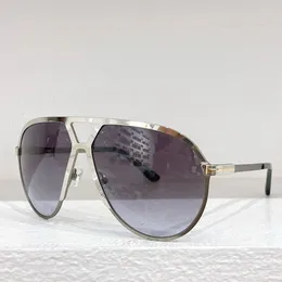 Mode Retro -Gläser Herrendesigner Sonnenbrille TF1060 Herren Ästhetische Brille Aviator Gletscher Sonnenbrille Frauen Designer Brille UV400 Schutzlinsen
