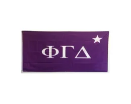Phi Gamma Delta FIJI Flag 3x5 feet Double Stitched High Quality Factory Directly Supply Polyester with Brass Grommets1416424
