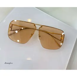 1065 Gold/Yellow Shield Pilot Large Maske Sonnenbrille große Sportsonnenbrille für Frauen Männer mit Box A0ba