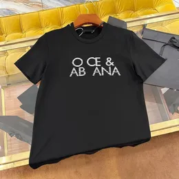 Camiseta de impressão masculina feminino de camiseta casual letras clássicas de camiseta curta de manga curta camiseta feminina de fêmea feminina