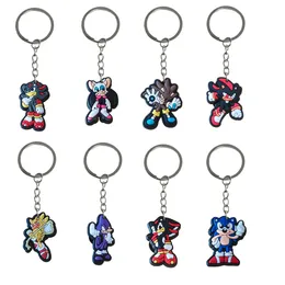 Key Rings Sonic Keychain Keychains Party Favors Keyrings For Bags Backpack Shoder Bag Pendant Accessories Charm Keyring Suitable Schoo Otyou
