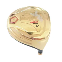 Men Golf Clubs Mhonma MH488 Driver de golfe da cabeça direita Gold 9.5 ou 10.5 Loft