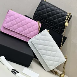 أكياس القابض 10A Crossbody Bag Multicolor Lambskin Line Leather مصنوعة مرآة 1: 1 مصمم جودة الأكياس الفاخرة الأزياء حقيبة كتف حقيبة الكتف مع صندوق WB66V