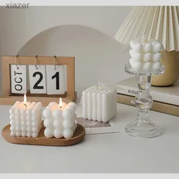 Duft Kerze kreatives Zuhause Souvenirs Ins Rubiks Würfel Duft Kerzen Sojabohnenwachs weiße geometrische Aromatherapie Kerzen Home Dekoration WX
