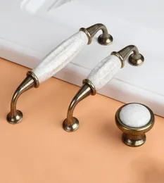 Ручки S антикварные трещины дизайн дверной ручки мраморные керамические шкафы в европейском стиле мебель оборудование 4492660