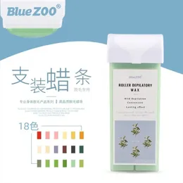 BlueZOO Cross Border 100g Bottled Ball Wax Quick Dehairing Rosin Honey Wax Strip 18 Flavor Selection