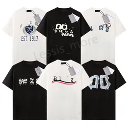 Herrendesigner T Shirt Frauen Grafik T -Shirt High Street T -Shirt Fashion Lose Cotton Letters Print Luxusmarken Sport Tops Kleidung