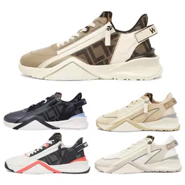 Med Box Men Designer Shoes Easy On och Off Chaussure Luxe Plate-Forme Lightweight Sneakers Designers Standardstorlek Zip
