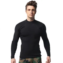Mens Long Sleeve Neoprene Wetsuits Tank Top 1.5MM High Stretch Body Shaper Slim Fit Sportswear for Diving 240507
