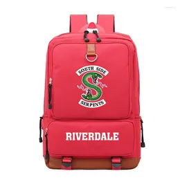 Ryggsäck Riverdale South Side Snake Teenagers Laptop Travel Casual Rucksack Student School Shoulder Bag Cosplay Gift