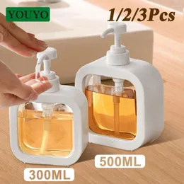 Sıvı Sabun Dispenser 3pc Banyo Şişesi Doldurulabilir Pompa Losyon Şampuan Duş Jels Taşınabilir Seyahat Boş