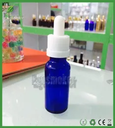 800 pezzi FedEx Blottle di contagocce in vetro blu 30 ml con berretto nera a prova di bambino e bottiglie liquide in vetro bottiglia ejuice vuoto 7009715