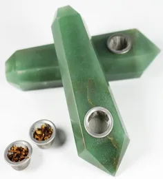 10 cm12 cm natürlicher Donongling Jade Raucherrohr Kristallrohr Sechs Prism Außenhandelsrohr Fremdkämpfe 7558670