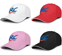 Unisex rc logo logo mody baseball kanapka kapelusz niestandardowy Cute Truck kierowca czapka królewska korona napój logos amerykańska flaga biała marmble854009