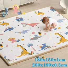 Play Mats 2023 New Style Thick Foldable Cartoon Baby Play Mat Epe Puzzle Childrens Mat Baby Climbing Pad Kid Games Toys for Children T240513