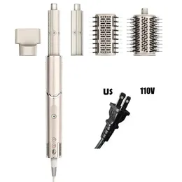 Asciugacapelli ionici negativi 5in1 piastrellatura portatile spazzola elettrica pettine strumento di arricciacapelli di squalo flexstyle 240425