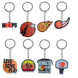 Keychains Lanyards Basketball 2 12 Schlüsselbund für Rucksack Keyrings Bags Schlüsselring Geeigneter Schulbag -Schlüsselketten Party Geschenkte Geschenk Männer Auto OTZZ6