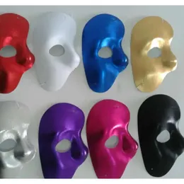 Phantom New Half Mask Left Face Of The Night Opera Men Women Masks Masquerade Party Masked Ball Masks Halloween Festive Supplies s ed s