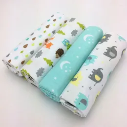Blankets Receiving 4pcs/lot Cotton Flannel Born Baby / Blanket Throws Grasping Carpe 76 X 76cm