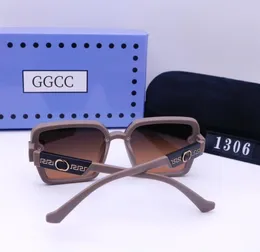 GGCCC Brand Sunglasses Женщины Мужчины дизайнеруют большую раму солнцезащитные очки на открытом воздухе.