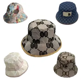 Sun Hat Bucket Hat Casual Unisex Luxury Cap Designer Hat Woman Cappellino Reversible Sun Hats Fisherman Canvas Justerbar god kvalitetsbrev FA120 H4