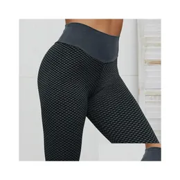 Frauen Leggings nahtloser Hexagon Mesh Frauen sexy Sport High Taille Legging Perfect Fitness Legins Push Up Fitness Stoffschiff Dr. DH6HF