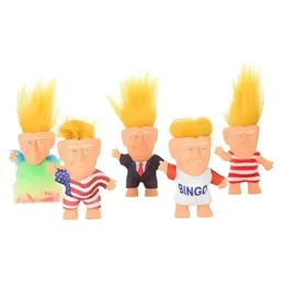 الحزب لصالح الرئاسة الأمريكية 10 تنفيس CM Trump Model Baby Troll Doll Trick Tarys Drop Droper Home Garden Supplies Supplies Event OT6CD