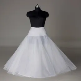 In stile uk USA India Petticoats Crinoline White A-Line Bridal Underskirt Slip No Hoops in voller Länge Petticoat für Abendabschlusshochzeit 185L