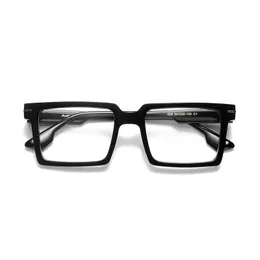 TVR 528 Optische Brille für Männer Frauen Retro Designer Modeblässer Acetat Vollrahmen detaillierte Elastizität Square Style Anti-Blau-Lichtlinsenplatte mit Kasten
