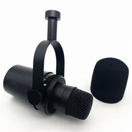 MV7 Professionell dynamisk radioinspelning för att sjunga vokalmikrofon trådbunden USB -kondensorinspelning trådbunden spelmikrofon