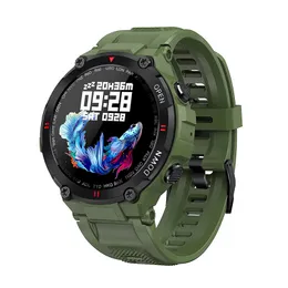 Nuovo Smartwatch Bluetooth Chiama la frequenza cardiaca della pressione sanguigna Ossigeno Full Circle Full Touch Weather Bracciale sportivo per esterni