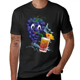 Men's Tank Tops The Joy Of Grape In A Glass T-Shirt Blacks Sports Fans Oversized Vintage Clothes Mens Graphic T-shirts Hip Hop