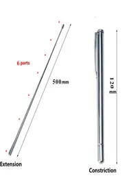 2pcs Paslanmaz Çelik Geri Çekilebilir Optometri Baton Görüş Çubuğu ExtensionType Pen Stili Altı Parça Gözlük Optometri Shippin4052589