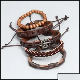 Braccialetti di fascino Braccialetti CHANCH Braccialetti intrecciati uomini fatti a mano maschi donne donne in pelle bracciale braccialetta all'ingrosso gioggio