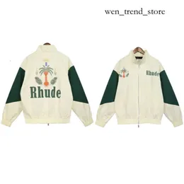 Rhude Designer Brand Jackets Spring Fall Mentula Casual Giacca a vento Coppia Waterproof Outdoor Giacca da esterno Mens Varsity Giacca con cappuccio USA USA TOSE Rhude Jackets 520