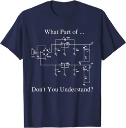 Mäns T-shirts Electrical Engineer T-shirt gåvor Intressant Engineering Satire T-shirt Tryckt Cotton Mens T-shirt Tryckt Plain T240510