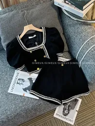 Летняя детская одежда набор Short Topsshorts 2pcs Детский костюм для девочек 3-12 лет Детский наряды Kinder Kleidung 240513