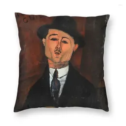 Pillow Custom Guillaume By Amedeo Modigliani Case Home Decor Double Side Famous Master Artist Cover For Living Room