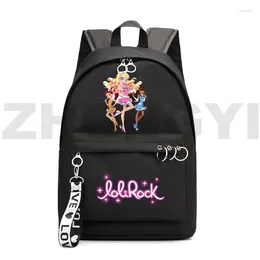 Backpack Cartoon Lolirock Hip Hop zaini adorabili ragazze lolirockstar music mochila Zipper Fashion Executive Women Kids Kids Book Bags