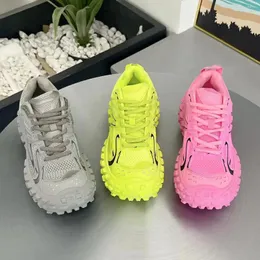 Sıradan Ayakkabı Air Mesh Ladies Moda Platformu Vulkanize Ayakkabı Kadınları Dantel Up Sneaker Bahar Sonbahar Rahat Track Trainer