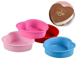 Stampi da forno 11..2 cm Love Heart Silicone Cap stampo per cuochi di sapone Strumenti di fondente decorativo