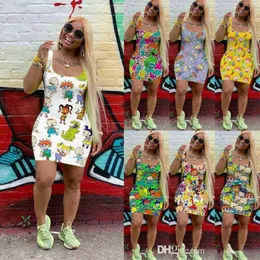 Summer Designer Dress Fashion Letter Diamond Party Dresses For Woman Slim Quick Dry Mini Skirt American Plus Size 3xl 4xl Womens Clothing