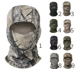 Cycling Caps Masks Military Tactical Balaclava Full Face Mask Scarf Paintball Bandana Army Outdoor Fishing Hunting Camo Neck Gai9888714