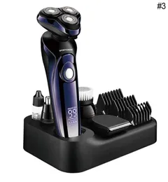 Trimmer laddningsbar rakkniv för män rakmaskin Surer RSCX958804 MEN039S 4D Electric Shaver 4 i 1 Beard Face Care Electri5441864