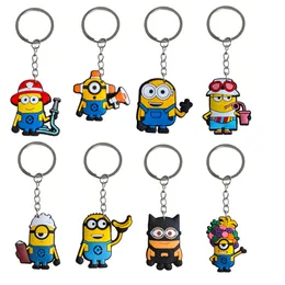 Key Rings Little Yellow Man 26 Keychain Boys Keychains Pendants Accessories For Kids Birthday Party Favors Keyring Suitable Schoolbag Otm9S
