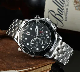 Orologi da uomo di lusso di lussuosi orologi in acciaio orologi di alta qualità